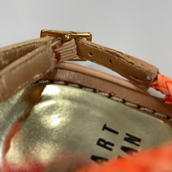 Stuart Weitzman Sandals 7.5 Strappy Colorful Gladiator Sandal Leather - Picture 9 of 10